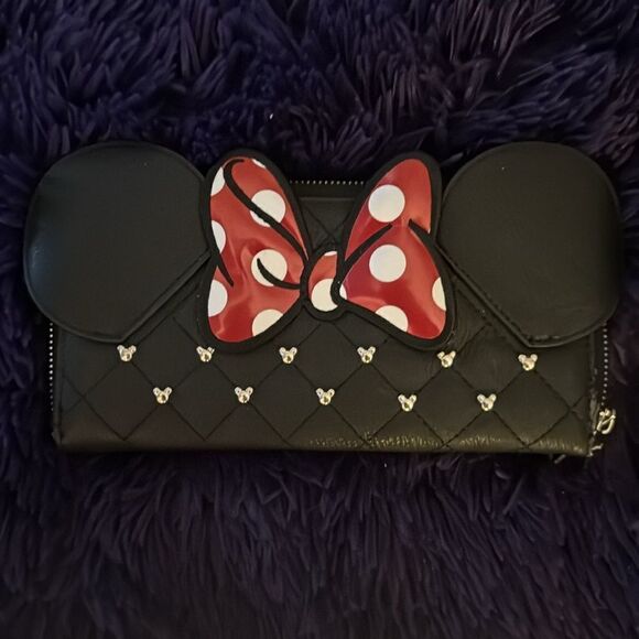DISNEY  minnie mouse loungefly wallet HARD TAG - Picture 2 of 5
